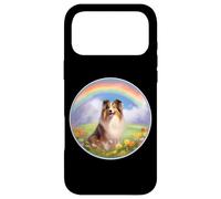 Carcasa para iPhone 17 Pro MAX Sheltie Rainbow Bridge Cute Shetland Sheepdog Memorial