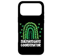 Carcasa para iPhone 17 Pro MAX Shenanigans Coordinator St Patricks Day Green Rainbow