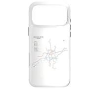 Carcasa para iPhone 17 Pro MAX Shenyang China Train Line Railway - Souvenir Route Map