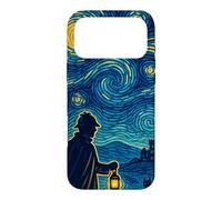 Carcasa para iPhone 17 Pro MAX Sherlock Holmes Noche Estrellada Detective Vintage