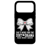 Carcasa para iPhone 17 Pro MAX She's Here For The Dirt Drama Race Night Queen