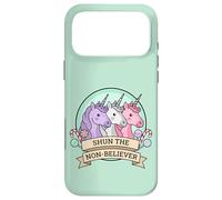 Carcasa para iPhone 17 Pro MAX Shun The Non-Believer Funny Charlie Unicorn Sarcasmo Meme