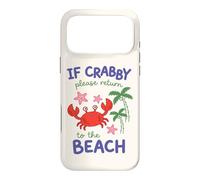 Carcasa para iPhone 17 Pro MAX Si está malhumorado, regrese a la Playa | Spring Break Kidcore
