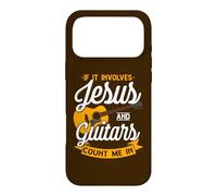 Carcasa para iPhone 17 Pro MAX Si Involucra a Jesús y Guitarras cuéntame en Cristiano Divertido