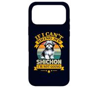 Carcasa para iPhone 17 Pro MAX Si no Puedo traer a mi Perro Shichon, no voy a ser Perro Retro