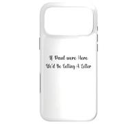 Carcasa para iPhone 17 Pro MAX Si Pablo estuviera aquí, recibiríamos una Carta