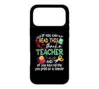 Carcasa para iPhone 17 Pro MAX Si Puedes Leer Esto, agradece a un Maestro y EF Youu Kan Rid