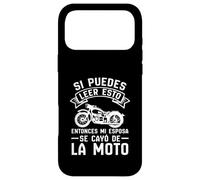 Carcasa para iPhone 17 Pro MAX Si Puedes Leer Esto, mi Esposa se cayó de la Bicicleta