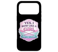 Carcasa para iPhone 17 Pro MAX Sí, Remo como una Chica Quiero Algunas lecciones Equipo de Remo Divertido