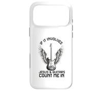 Carcasa para iPhone 17 Pro MAX Si se Trata de Jesús y Guitarras Conde Guitarrista Cristiano