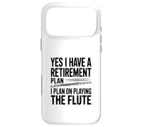 Carcasa para iPhone 17 Pro MAX Sí, Tengo un flautista Plan de jubilación