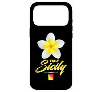 Carcasa para iPhone 17 Pro MAX Sicily Italy Tropical Flower Yellow Frangipani Aesthetic Art