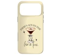 Carcasa para iPhone 17 Pro MAX Siempre Hay Tiempo para un Tini Espresso Martini Time Vintage