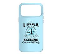 Carcasa para iPhone 17 Pro MAX Signo de astrología de Pesadilla Libra Zodiac I Can Be Your Worst Nightmare
