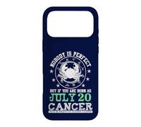 Carcasa para iPhone 17 Pro MAX Signo del Zodiaco Cáncer Julio 20 Horóscopo Astrología Cumpleaños