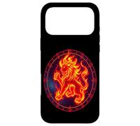 Carcasa para iPhone 17 Pro MAX Signo del Zodiaco Leo - Galaxia León de Fuego Cósmico