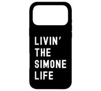 Carcasa para iPhone 17 Pro MAX Simone viviendo la Vida de Simone Nombre Divertido