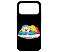 Carcasa para iPhone 17 Pro MAX Simpático Perezoso Pansexual Dormido Estado De Ánimo del
