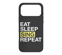 Carcasa para iPhone 17 Pro MAX Singer Eat Sleep Sing Repeat Singing Lover