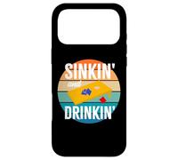 Carcasa para iPhone 17 Pro MAX Sinkin' and Drinkin Cornhole Sinking Drinking Funny Cornhole