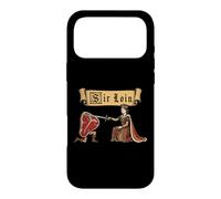 Carcasa para iPhone 17 Pro MAX Sir Loin Solomillo REN Faire Caballero Juego de Palabras Medieval Meme