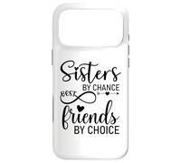 Carcasa para iPhone 17 Pro MAX Sisters by Chance Friends by Choice Best Friend Big Sister