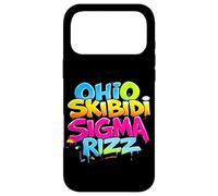 Carcasa para iPhone 17 Pro MAX Skibidi Rizz Ohio Sigma Funny Rizzler - Graffiti de Regalo