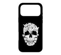 Carcasa para iPhone 17 Pro MAX Skull of Cats Skeleton Kitten Funny Halloween Cat Skull