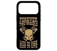 Carcasa para iPhone 17 Pro MAX Skull & Pistons Forever Dos Ruedas