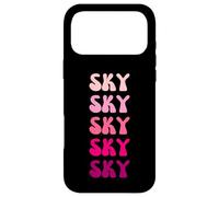 Carcasa para iPhone 17 Pro MAX Sky Retro Stack Design