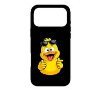 Carcasa para iPhone 17 Pro MAX Slow Sundays Funny Yellwo Rubber Duck Illustration Graphic