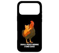 Carcasa para iPhone 17 Pro MAX Small Pussy Riding a Big Cock Funny Pussy Meme Adult Joke