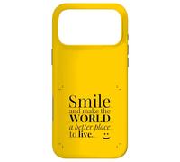 Carcasa para iPhone 17 Pro MAX Smile and Make The World a Better Place to Live.