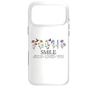 Carcasa para iPhone 17 Pro MAX Smile Jesus Loves You Sign,Christian Faith God Bible Verse
