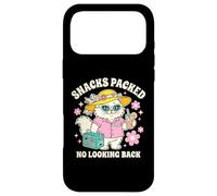 Carcasa para iPhone 17 Pro MAX Snacks Llenos Sin Mirar Atrás Gato Vacaciones Viajero