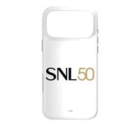 Carcasa para iPhone 17 Pro MAX SNL 50 Chest Logo Black and Gold Saturday Night Live