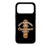 Carcasa para iPhone 17 Pro MAX Snowboard Courchevel Francia Snowboard Vacaciones de Invierno
