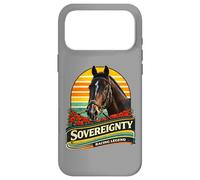 Carcasa para iPhone 17 Pro MAX Soberanía Caballo, Carreras de Caballos Santa Anita, Caballos del Mar