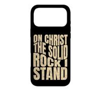 Carcasa para iPhone 17 Pro MAX sobre Cristo La Roca Sólida Que Soy, Hombres y Mujeres Cristianos