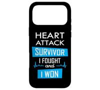 Carcasa para iPhone 17 Pro MAX Sobreviviente de un Ataque cardíaco luché y gané Conciencia de recuperación