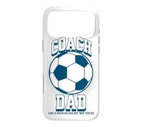 Carcasa para iPhone 17 Pro MAX Soccer Coach Dad Like a Regular Dad but Way Cooler Soccer