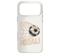 Carcasa para iPhone 17 Pro MAX Soccer Goal Celebration Vintage Soccer Ball in Net