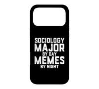 Carcasa para iPhone 17 Pro MAX Sociología Mayor De Día Memes por Noche Sociología Meme De Estudiante