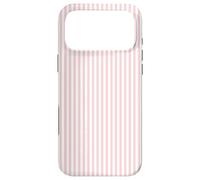Carcasa para iPhone 17 Pro MAX Soft Blush Pink Pinstripe English Country Garden Design