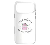 Carcasa para iPhone 17 Pro MAX Soft Notes Sweet Treats Coquette Estética Cupcakes & Roses