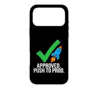 Carcasa para iPhone 17 Pro MAX Software Developer Coding Approved Push To Prod