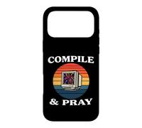 Carcasa para iPhone 17 Pro MAX Software Developer Compile & Pray Retro Coder