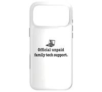 Carcasa para iPhone 17 Pro MAX Software Engineer Coders Soporte técnico Oficial no remunerado de la Familia