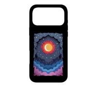 Carcasa para iPhone 17 Pro MAX Sol Luna Estrellas Noche Nubes Suave Celestial Cosmos Cielo