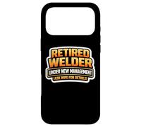 Carcasa para iPhone 17 Pro MAX Soldador Jubilado bajo Nueva dirección pide a su Esposa Detalles Diversión
